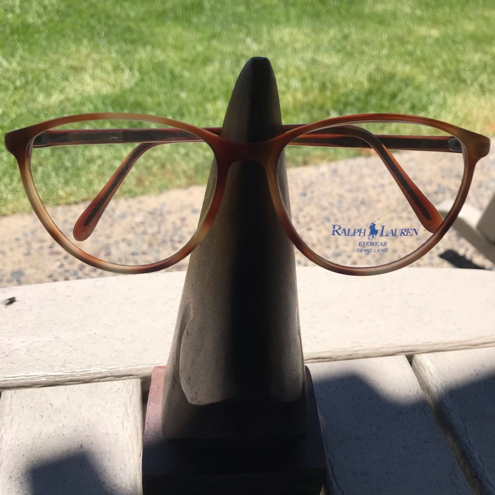 Vintage Ralph Lauren Eyewear - Tan Glasses Frames